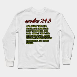 Exodus 24:8 Long Sleeve T-Shirt